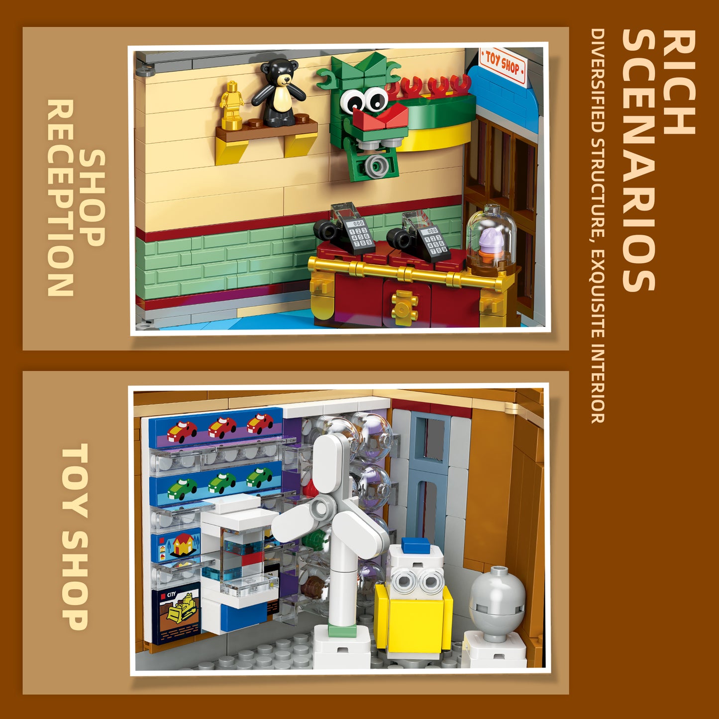 JIESTAR Clock Tower Modular Building Block Set - 57026-5.jpg