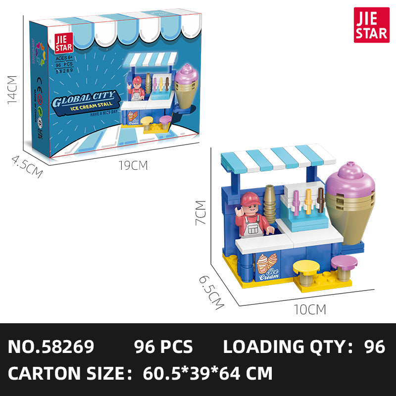 JIESTAR City Building Block Set 8-Pack SKU image - 58269-sku.jpg