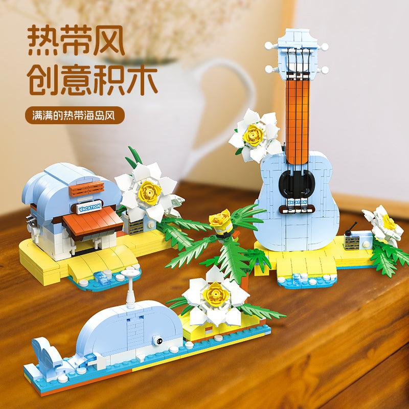 JIESTAR Ukulele Three-In-One Building Block Set - 58272-4.jpg