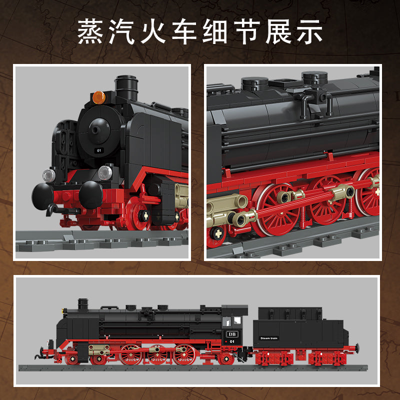JIESTAR German Br01 Steam Locomotive Building Block Set - 59004-5.jpg