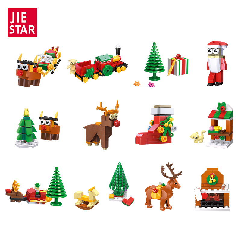 JIESTAR Christmas Blind Box Building Block Set - 59069-6.png