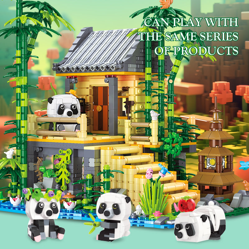 JIESTAR 竹林小屋 Building Block Set - 59093-4.jpg