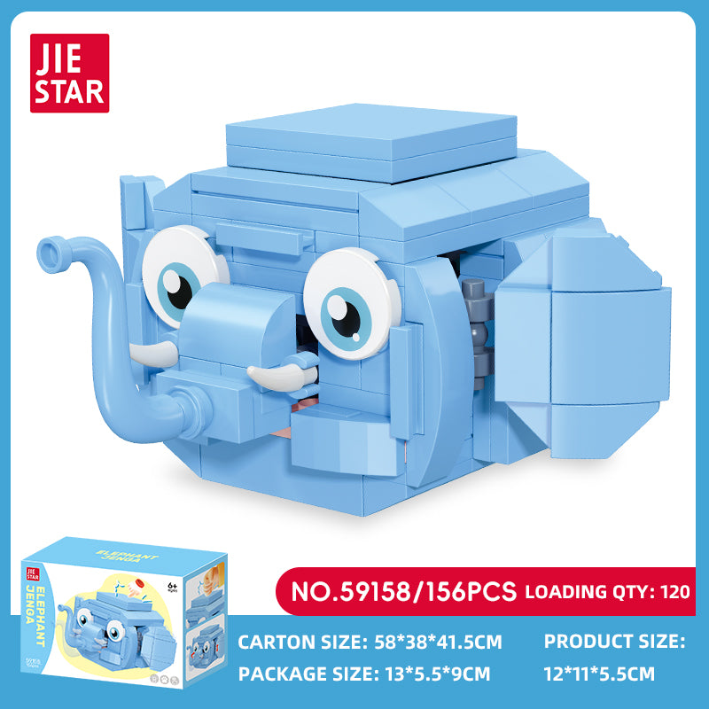 JIESTAR Animal Building Block Set 6-Pack SKU image - 59158-sku.jpg