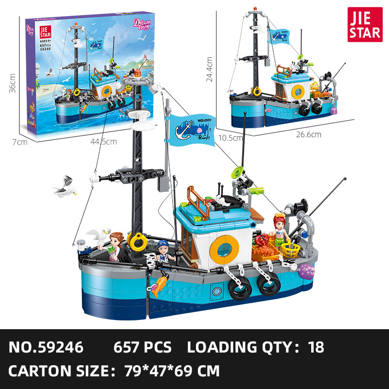 JIESTAR Girl Building Block Set 4-Pack SKU image - 59246-sku.jpg