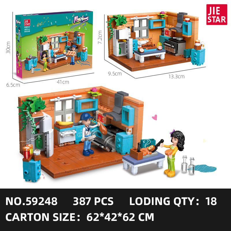 JIESTAR Girl Building Block Set 2-Pack SKU image - 59248-sku.jpg