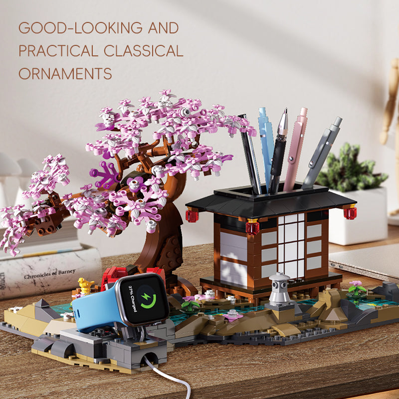 Xbert Cherry Blossom Garden Building Block Set - 66100-4.jpg