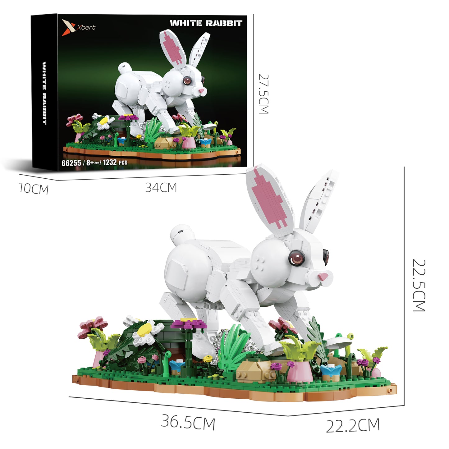 Xbert White Rabbit Building Block Set - 66255-9.jpg