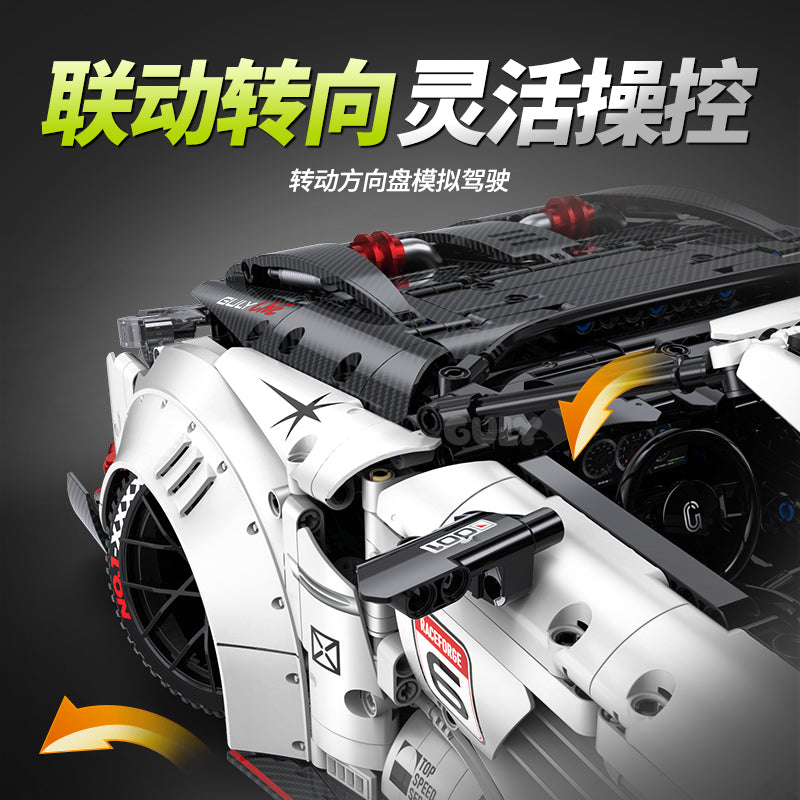 GULY 1:8 Sports Car Model Kit 10630 - 800主图-5.jpg