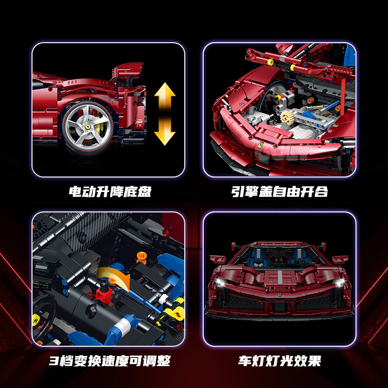 GULY 1:8 Electroplated Sports Car Model Kit 10623 - 800主图-5.jpg