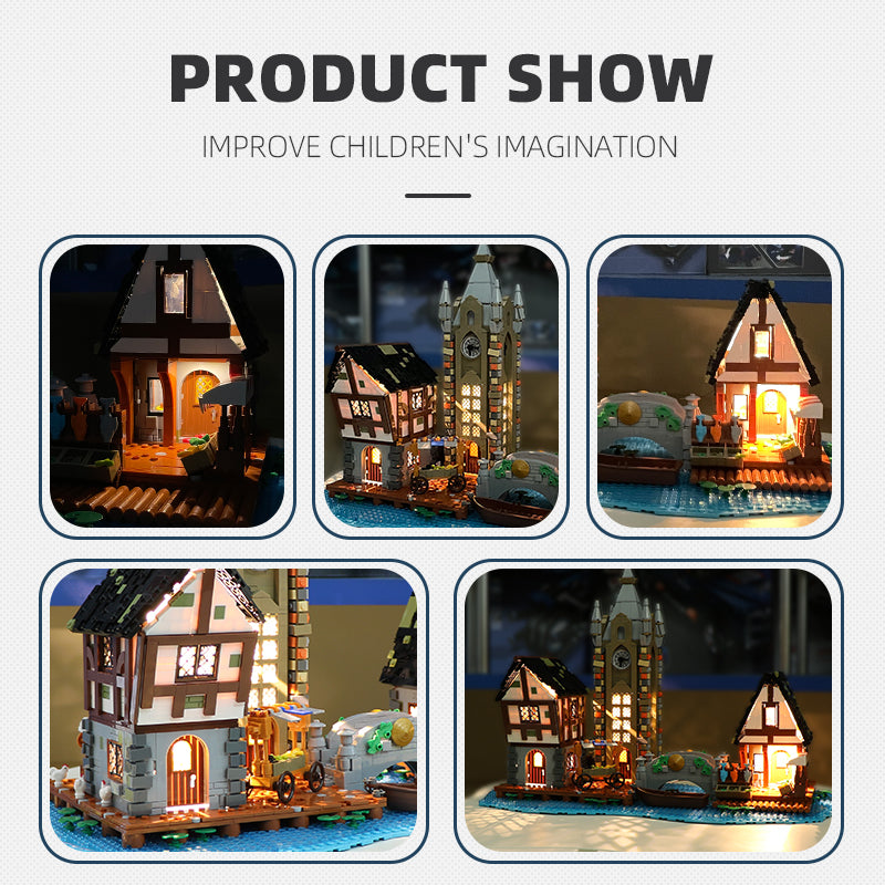 JIESTAR Medieval Market Building Block Set - 89150-6.jpg