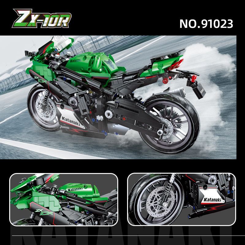JIESTAR Ninja Zx-10R Building Block Set - 91023-4.jpg