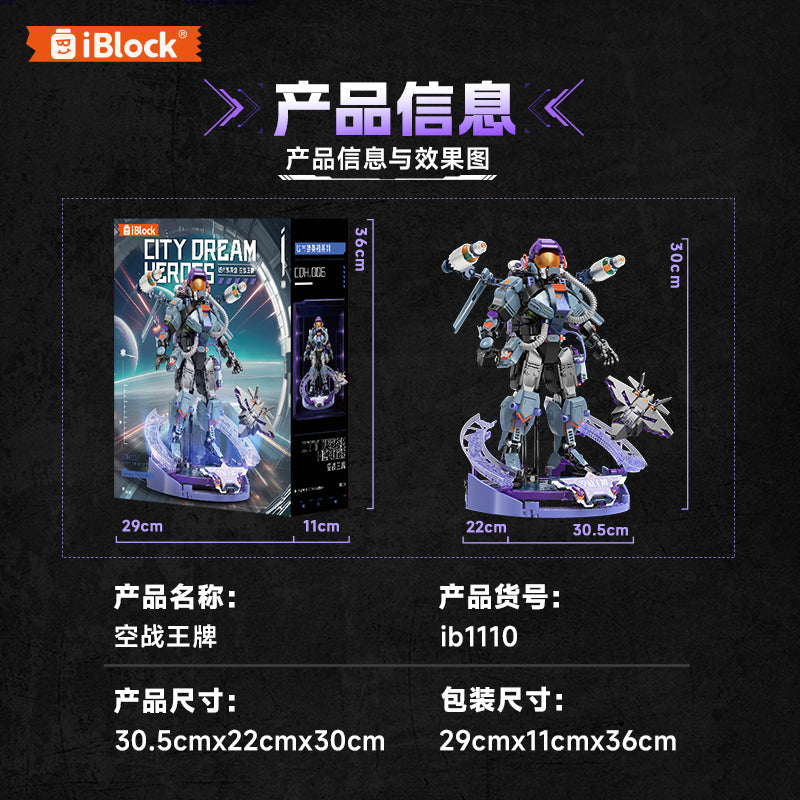iBlock Air Mission Team Model Kit - IB1110__IB1110-5.jpg