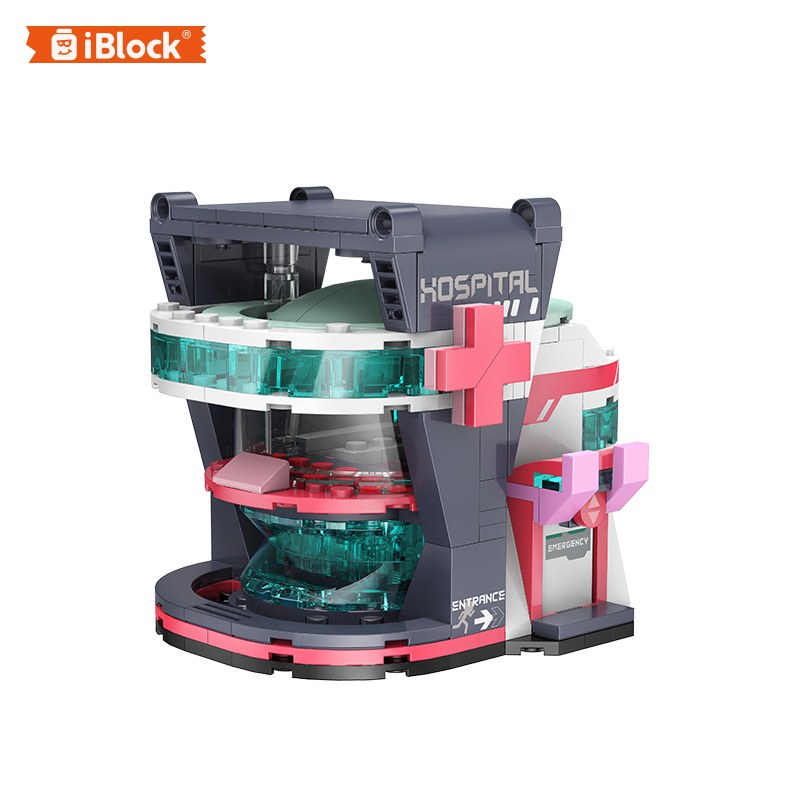 iBlock Medical Care Team 4-Model Kit SKU image - IB1119__IB1119-救护站-sku.jpg
