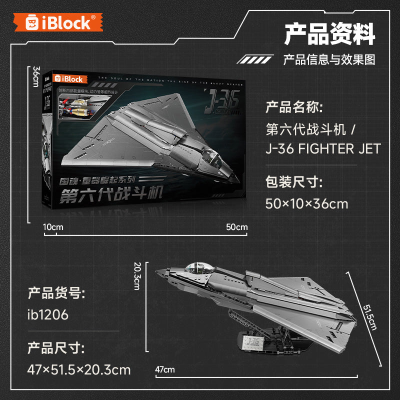 iBlock Sixth Generation Fighter Display Model Kit