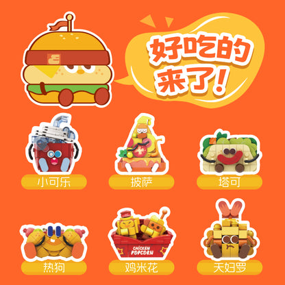 Zoin Mini Food Blind Box Building Toy Set