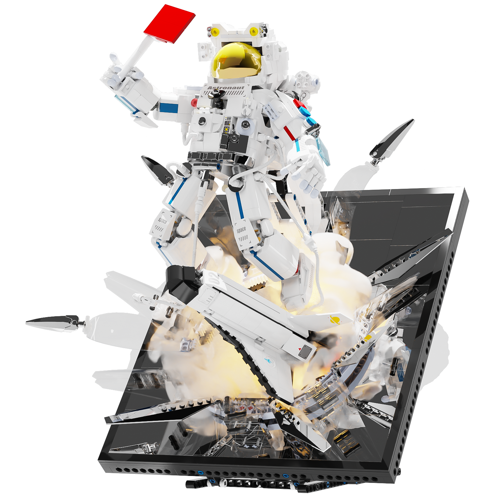 JIQI Astronaut Display Model Kit JQ1102 SKU image - 透明底.png