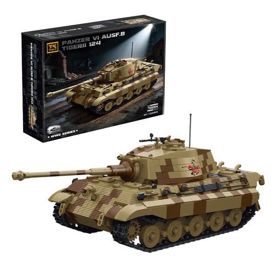 TK Two King Tiger Tank Model Kit - 1000x1000-白底图-8004.jpg