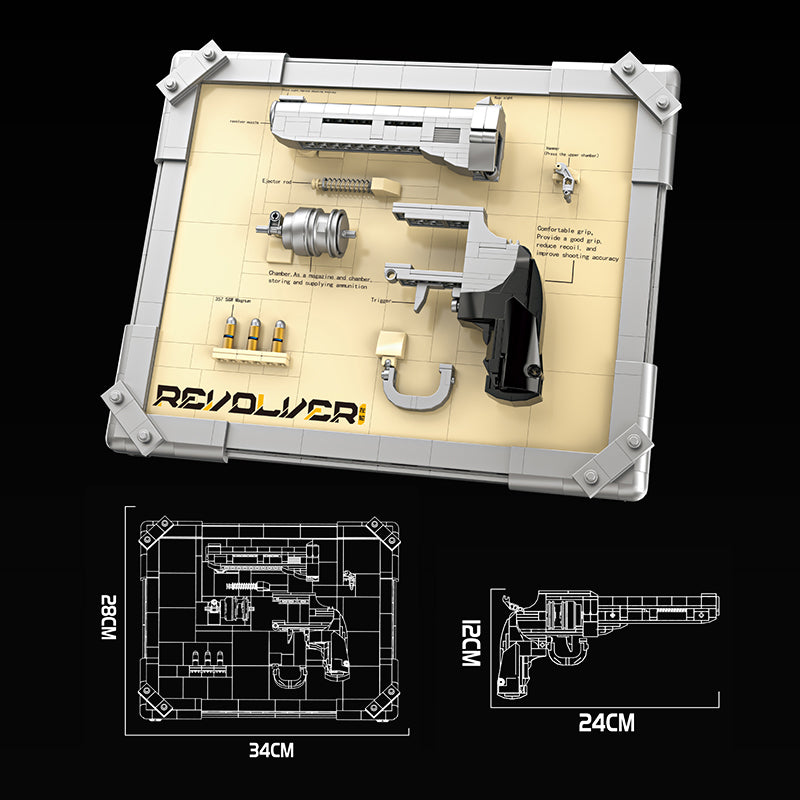 JIQI Display Model Building Set JQ1104 - 1104左轮手枪-11.jpg
