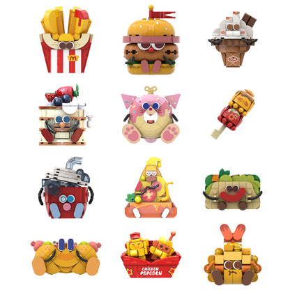 Zoin Mini Food Blind Box Building Toy Set