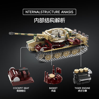 TK Two Lucky Tiger Tank Model Kit - 1440x1440主图-3.jpg