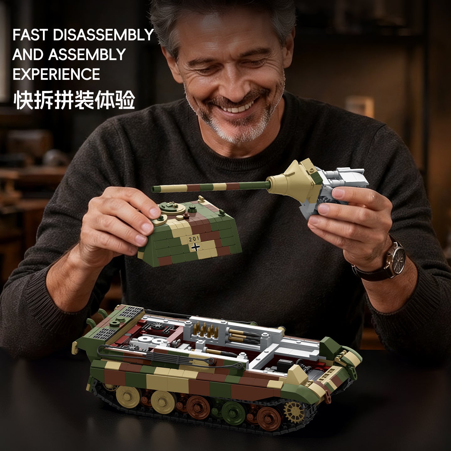 TK Two Jagdtiger Tank Model Kit - 1440x1440主图-3.jpg