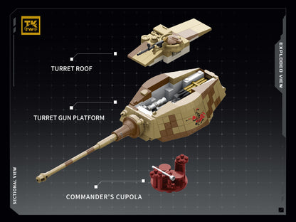TK Two King Tiger Tank Model Kit - 拆分1.jpg