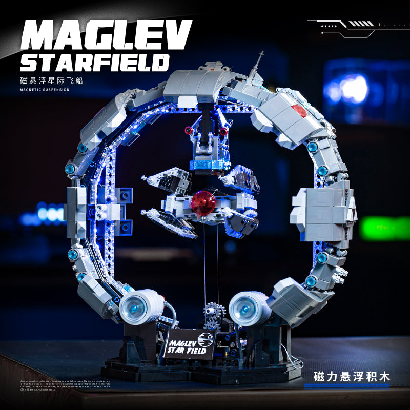 JIQI Floating Space Fighter Model Kit JQ1166 - 1.jpg
