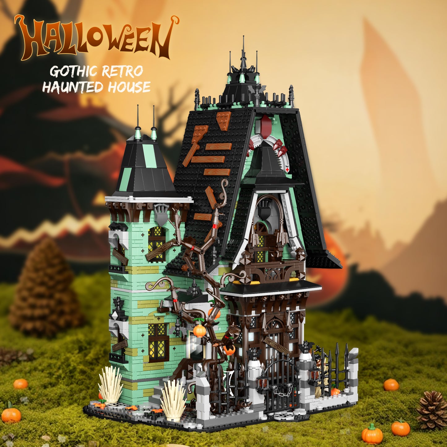 Xbert Haunted House Building Block Set - 1.jpg