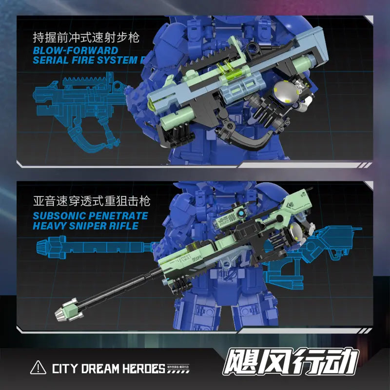 iBlock Rapid Response Team Building Set