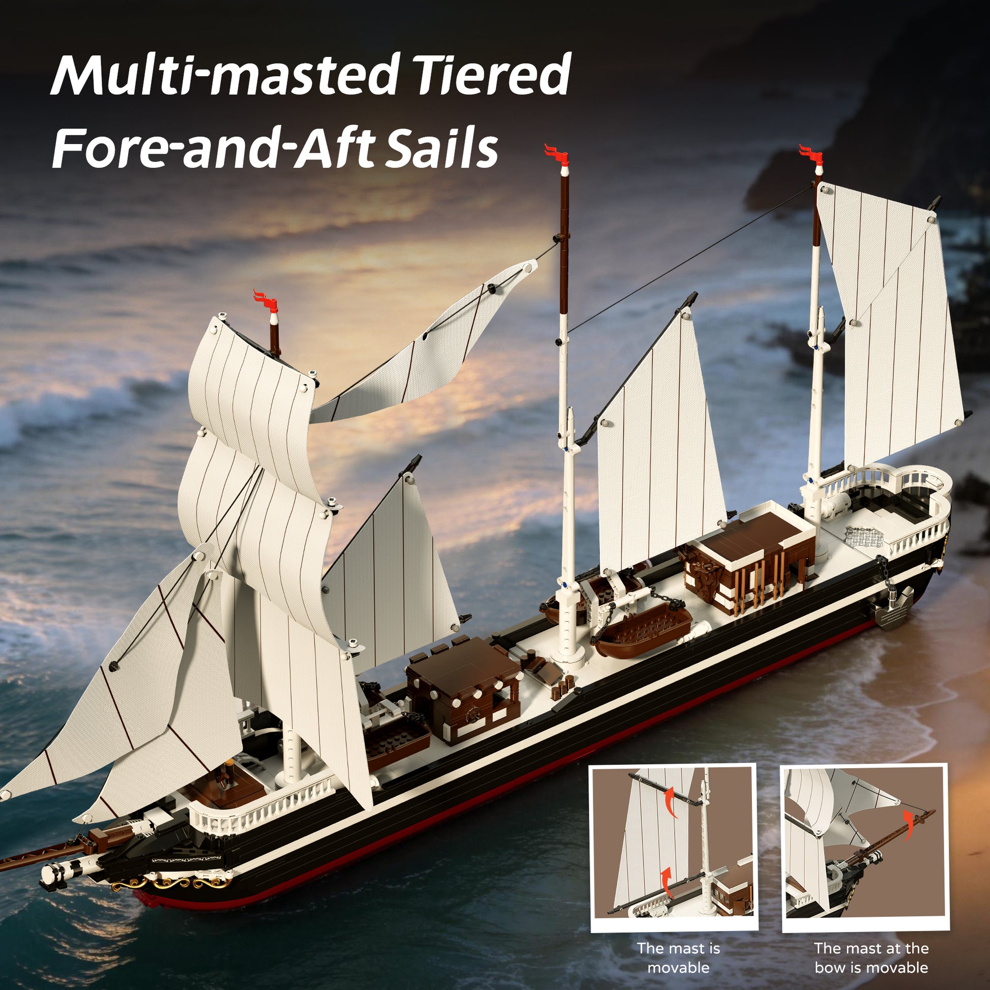 Xbert Clipper Sailing Ship Model Kit - 2.jpg