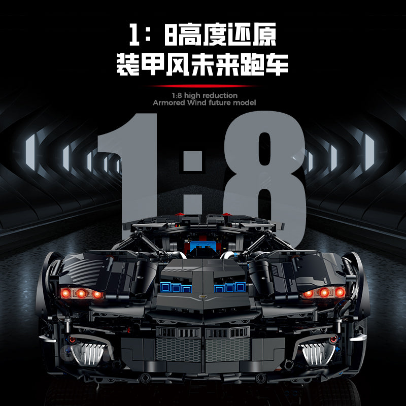 GULY 1:8 Electroplated Sports Car Model Kit 10618 - 主图-2.jpg