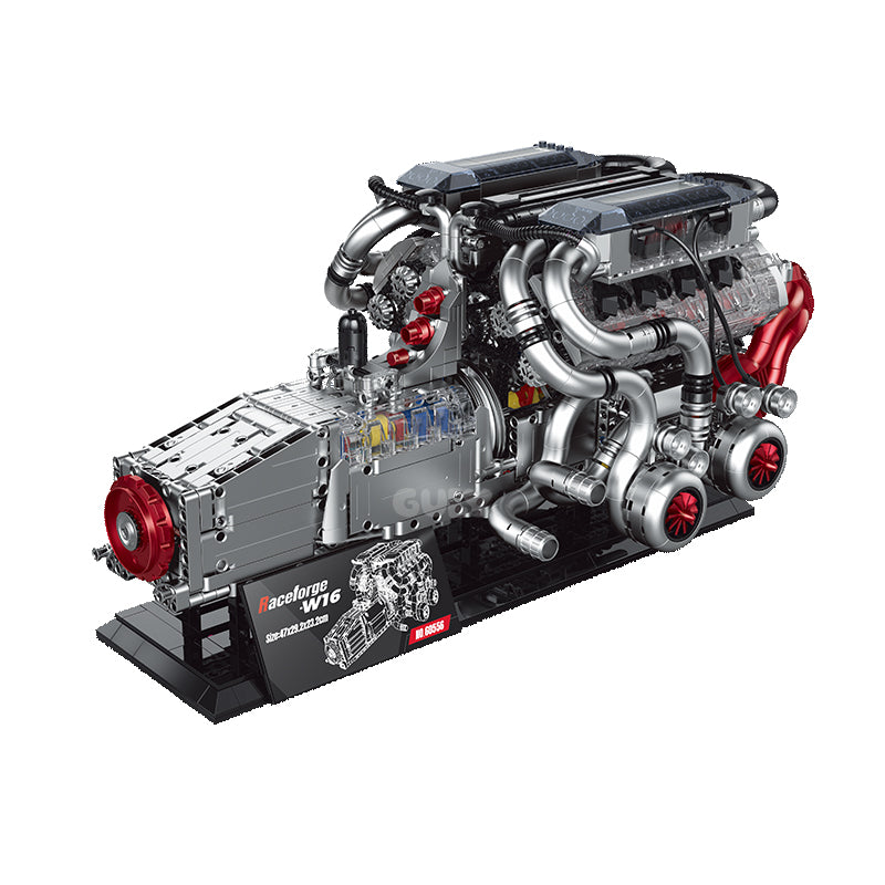 GULY W16 Engine Model Kit 60556 - 白底图.jpg