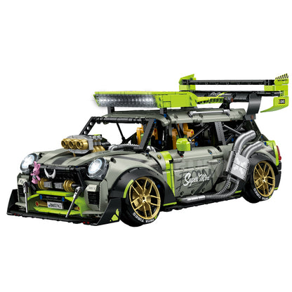 GULY 1:10 Electroplated High-Speed Stunt Car Model Kit 10632 - 白底图.jpg