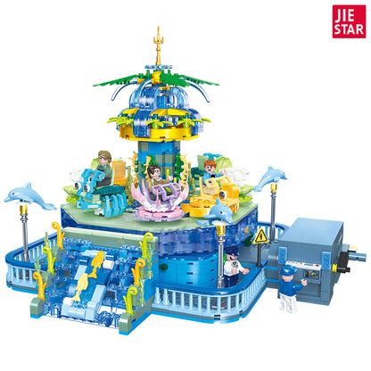 JIESTAR Ocean Slalom Building Block Set - 37404-白底.jpg