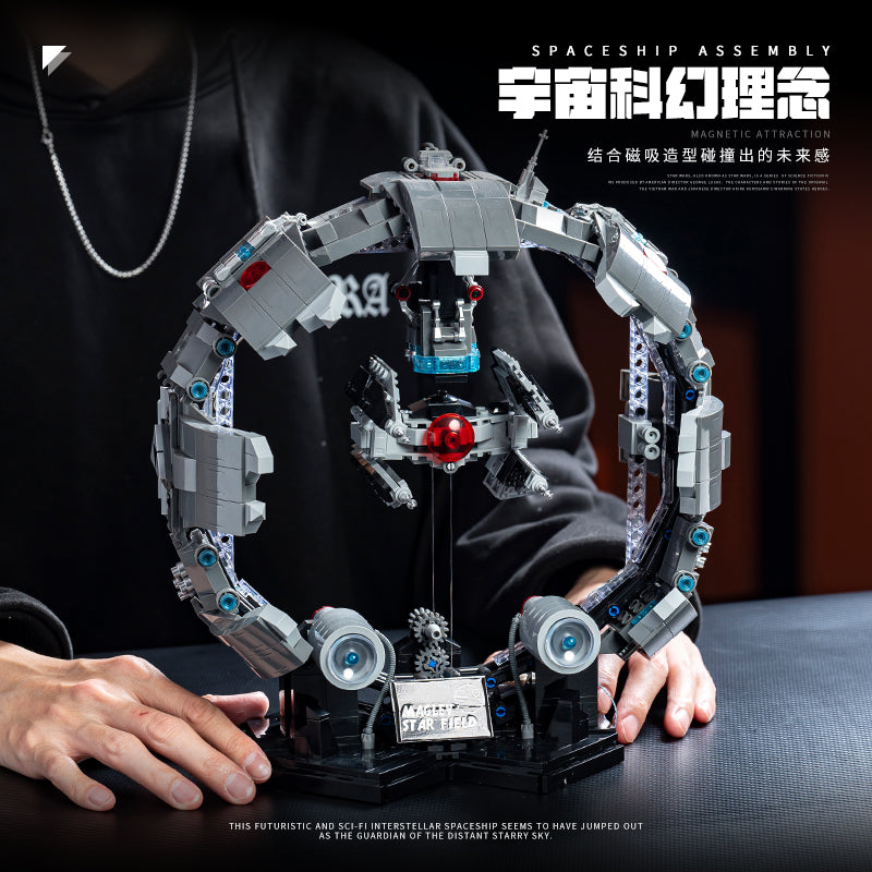 JIQI Floating Space Fighter Model Kit JQ1166 - 3.jpg