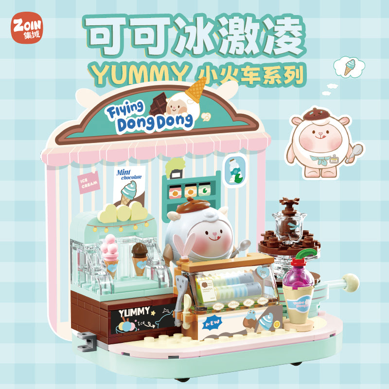 Zoin Cocoa Ice Cream Mini Train Model Kit