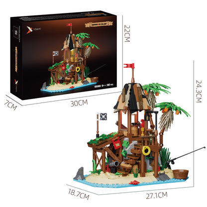 Xbert Shipwreck Island Building Set SKU image - 尺寸.jpg