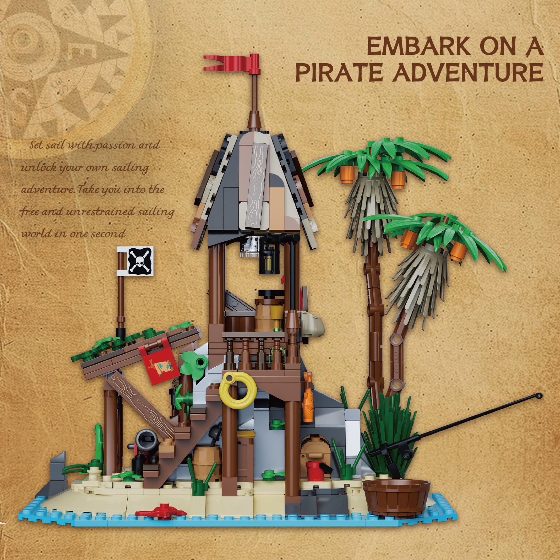 Xbert Shipwreck Island Building Set - 4.jpg