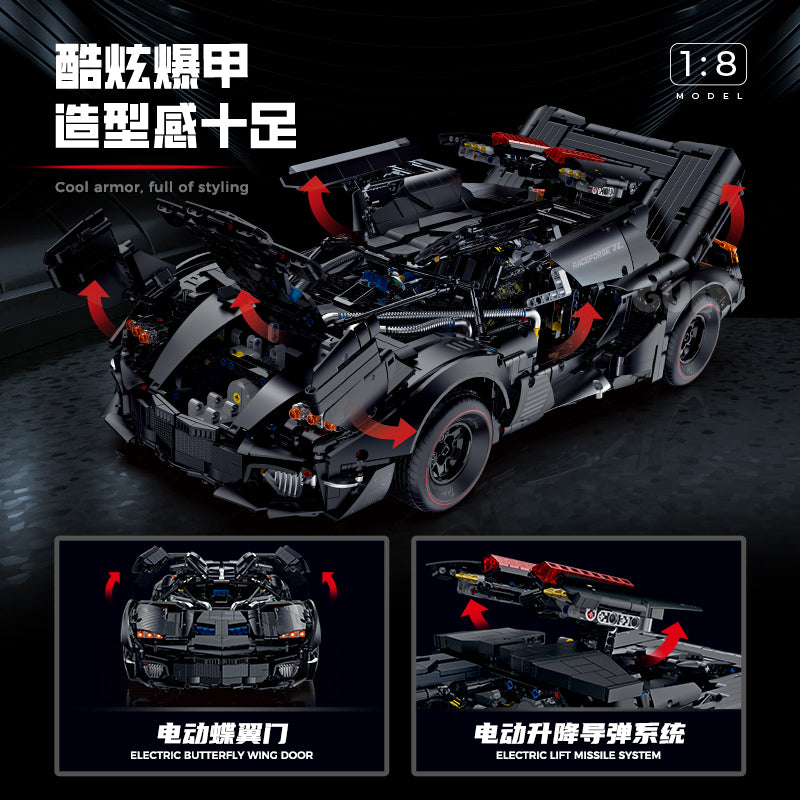 GULY 1:8 Electroplated Sports Car Model Kit 10618 - 主图-4.jpg