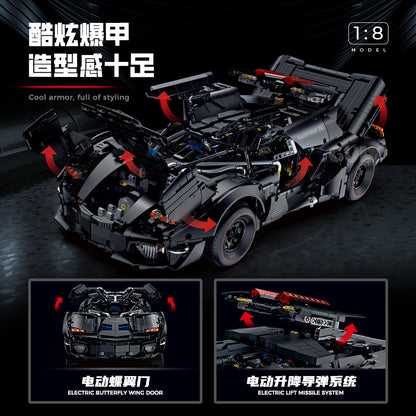 GULY 1:8 Electroplated Sports Car Model Kit 10618 - 主图-4.jpg