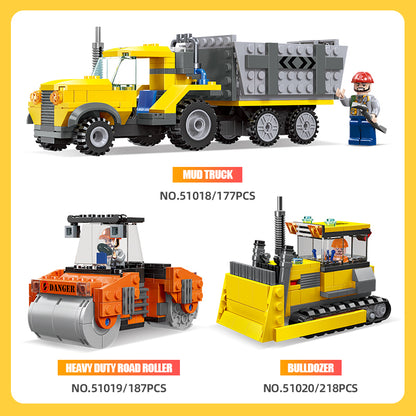 JIESTAR Engineering Vehicle Building Block Set 3-Pack - 51018+51019+51020-2.jpg