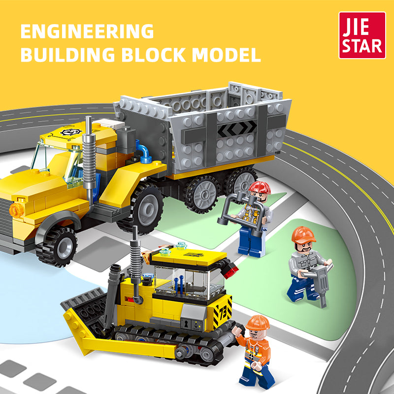 JIESTAR Engineering Vehicle Building Block Set 3-Pack - 51018+51019+51020-3.jpg