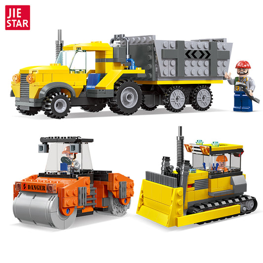 JIESTAR Engineering Vehicle Building Block Set 3-Pack - 51018+51019+51020-白底.jpg