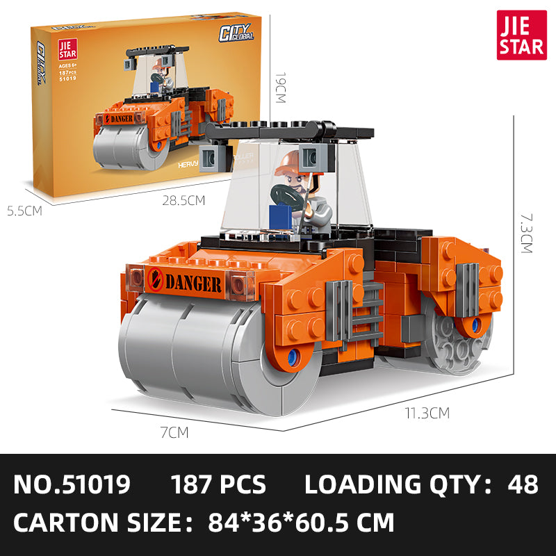 JIESTAR Engineering Vehicle Building Block Set 3-Pack SKU image - 51019-sku.jpg