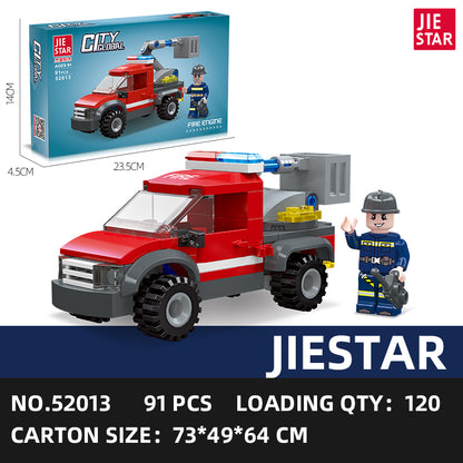 JIESTAR Fire Rescue Building Block Set 3-Pack SKU image - 52013-sku.jpg