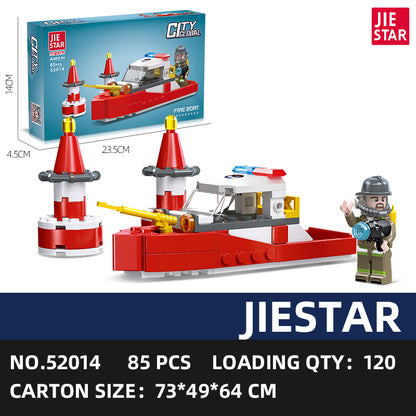 JIESTAR Fire Rescue Building Block Set 3-Pack SKU image - 52014-sku.jpg