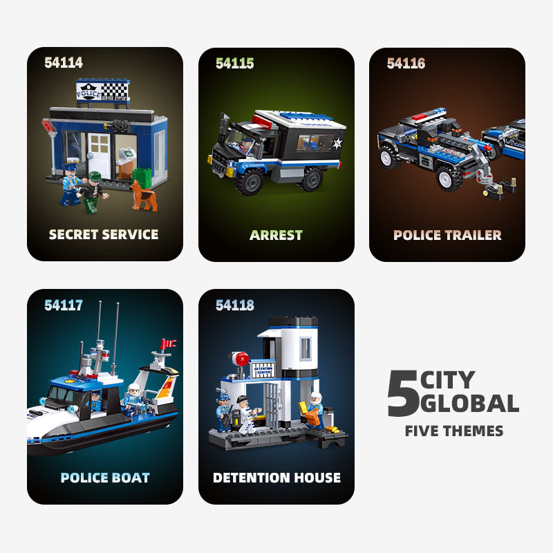 JIESTAR Police Building Block Set 5-Pack - 54114-54118-2.jpg