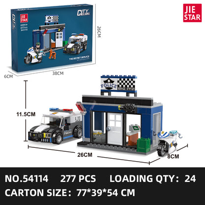 JIESTAR Police Building Block Set 5-Pack SKU image - 54114-sku.jpg