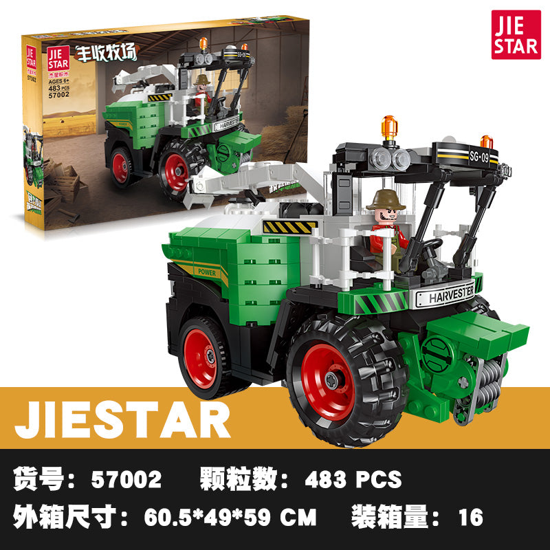 JIESTAR Pasture Harvester Building Block Set SKU image - 57002-sku.jpg