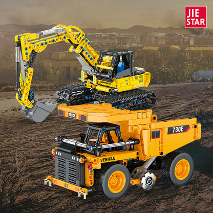 JIESTAR Engineering Vehicle Building Block Set 2-Pack - 57017+57018-1.jpg
